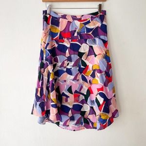 Anthropologie MAEVE Ava Printed Skirt